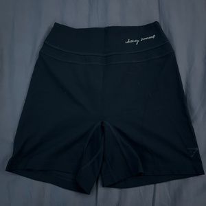 Black Gymshark x Whitney Simmons Scrunch Spandex Shorts